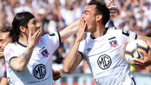 Gabi Suazo le rindió homenaje al Pájaro en su celebración.