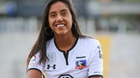 La tenista nacional y colocolina disfrutó del triunfo albo.
