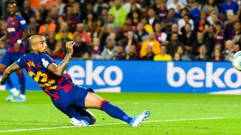 Arturo Vidal fue aporte en el triunfo del Barcelona