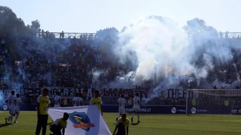 Hinchas de Colo Colo en el Sausalito