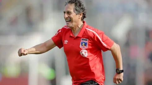 Mario Salas siendo feliz en el Cacique