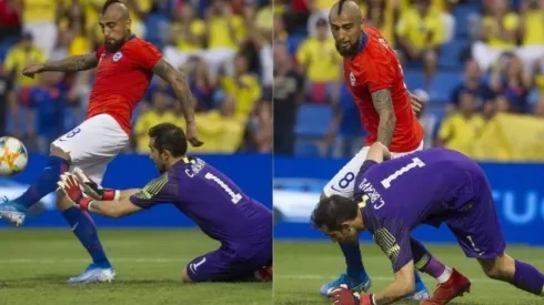 Arturo Vidal y Claudio Bravo dejan sus diferencias de lado en la cancha
