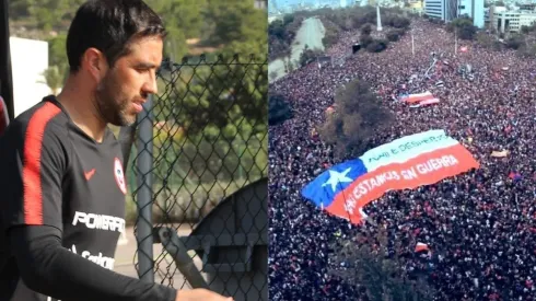 Claudio Bravo se emociona con la multitudinaria movilización