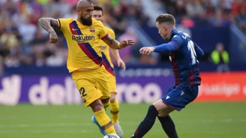 Arturo Vidal jugó 63 minutos en caída del Barcelona ante Levante