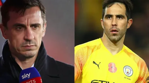 Gary Neville cuestiona reacción de Bravo en primer gol de Liverpool