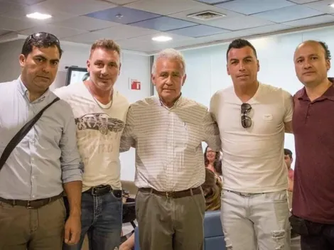 Paredes y Barticciotto visitaron a Gustavo Gatica antes de su operación