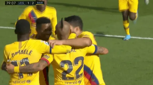 Arturo Vidal clave en victoria del Barcelona