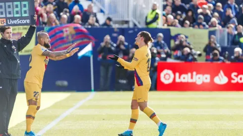 Arturo Vidal reemplazó a Griezmann a los 57' ante Leganés.
