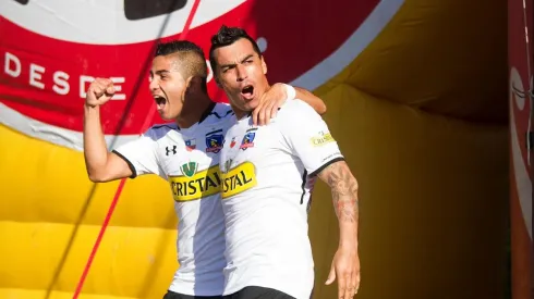 Flores y Paredes juntos en Colo Colo