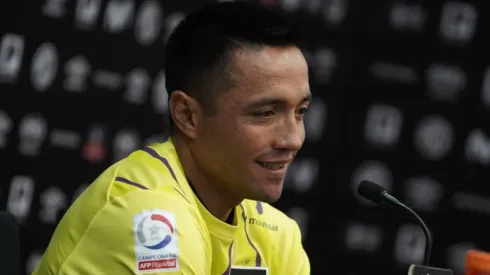 Miguel Pinto en su presentación