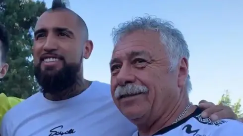 Vidal y Caszely juntos