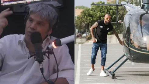 Guarello se le va encima a Vidal por el helicóptero