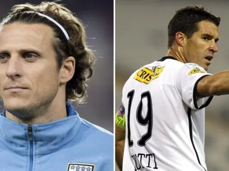 Andrés Scotti dijo presente en la despedida de Forlán