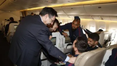 Vidal es el centro de atención del vuelo