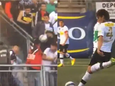 Lucas Domínguez revive pelotazo a carabinero jugando por Colo Colo: "Por Díos, qué recuerdos"