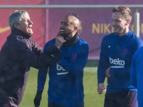 ¿Palo a Vidal? Quique Setién advierte del desorden de algunos jugadores