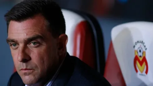 El entrenador buscó darle una inyección anímica a sus jugadores.