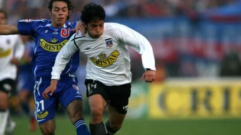 Matías dejando en el camino a Marcelo Díaz