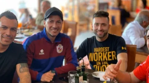 Esteban Paredes se va almorzar con Jaime Valdés