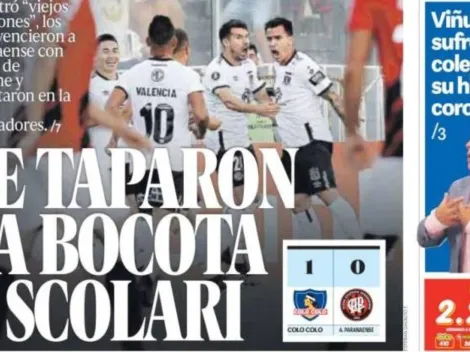 PORTADAS | "Le taparon la bocota a Scolari": el triunfo de Colo Colo se toma los diarios