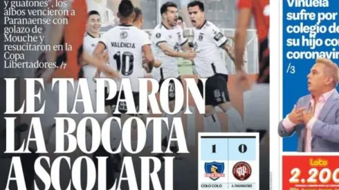 Portadas tras el triunfo de Colo Colo