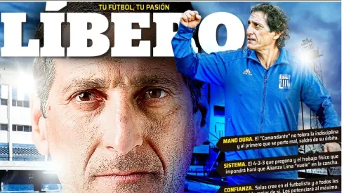 Líbero dedica su portada a Mario Salas