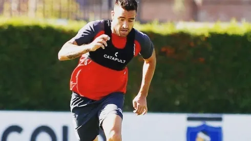 Matías Zaldivia entrenando por Colo Colo