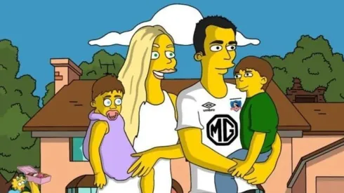 Pablo Mouche se simpsoniza