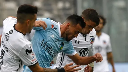 Cereceda enfrentando a Colo Colo con O'Higgins de Rancagua.