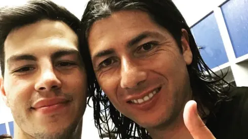 Fernando Meza junto a Jaime Valdés