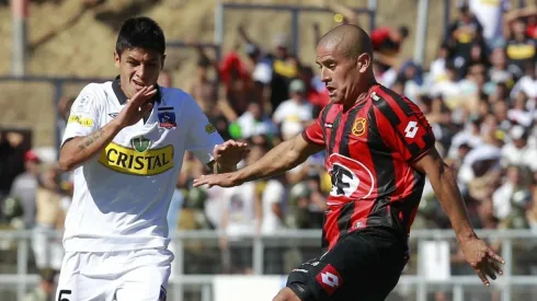Jorge Acuña enfrentando a Colo Colo