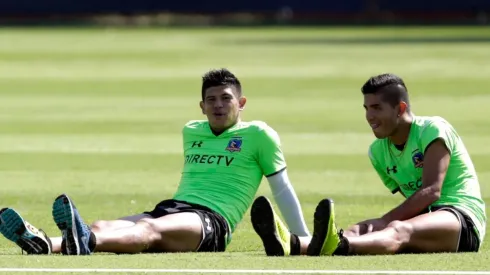 Flores y Pavez juntos en Colo Colo