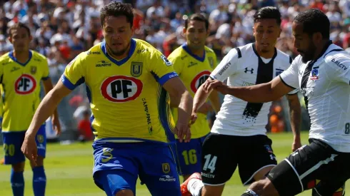 Waldo Pondo en Universidad de Concepción durante 2015 ante Colo Colo.