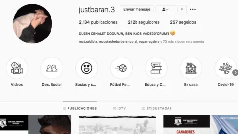 El CSD busca recuperar su cuenta de Instagram