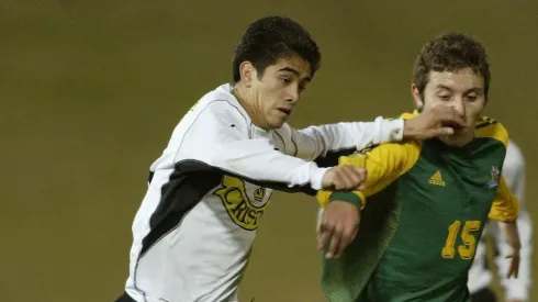 Braulio Leal jugando por Colo Colo un amistoso