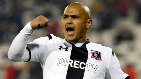 Humberto Suazo en el Colo Colo 2015, su último paso en la Primera División del fútbol chileno.
