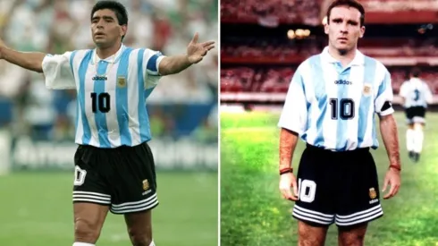 El Cabezón fue el primero en recibir la 10 de Maradona.