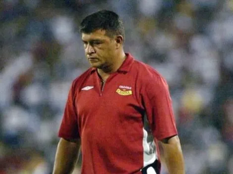 La charla de Borghi y su cuerpo técnico en el entretiempo de final de la Sudamericana