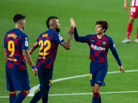 Prensa catalana aprueba el partido del "luchador" Arturo Vidal