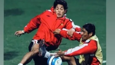 Rodrigo Meléndez comparte foto del recuerdo junto a Matías Fernández