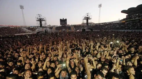 Ennio Morricone sonó en el Estadio Monumental durante el concierto de Metallica el año 2014.