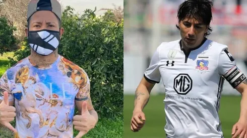 Leonardo Valencia posa con mascarilla de la marca de Pajarito Valdés