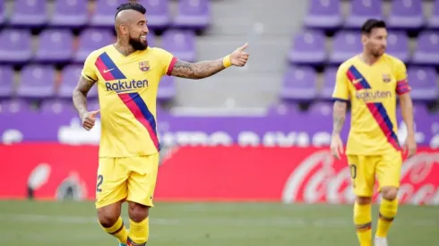 Arturo Vidal anota en el triunfo del Barcelona
