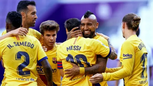 Arturo Vidal le da el triunfo al Barcelona frente al Real Valladolid