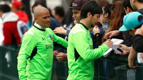 Los compañeros colocolinos de Humberto Suazo