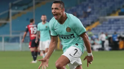 Alexis Sánchez está prendido en el Inter