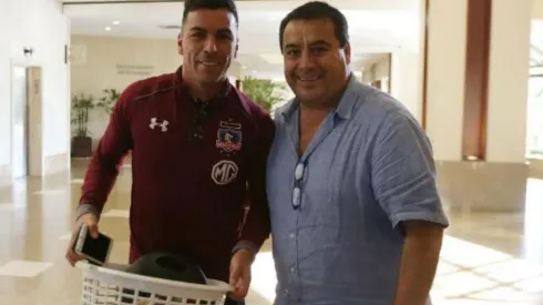 Dino Gordillo y su amigo Esteban Paredes