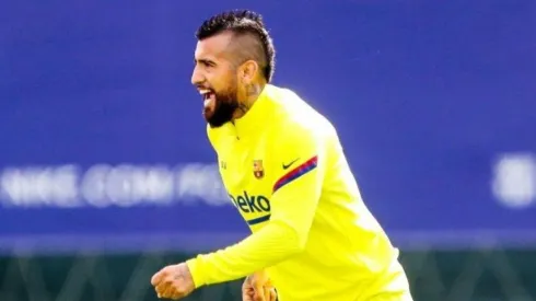 Arturo Vidal lo deja todo hasta en las prácticas