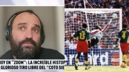 José Luis Sierra recuerda su tiro libre a Camerún