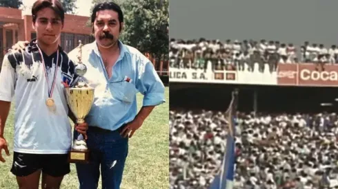 Mario Cáceres y su padre cayeron de la techumbre del Estadio Monumental